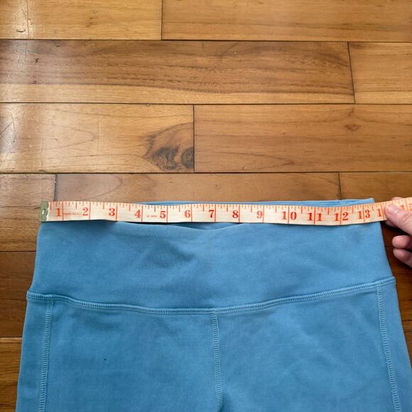 Women Alo Yoga High Waisted Moto Leggings In Blue Size Medium - Picture 7 of 8